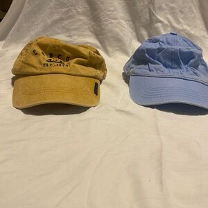 Yellow and Blue Baseball Caps